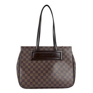 Louis Vuitton Damier Neverfull GM Tote Bag Ebene Brown Canvas